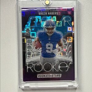 Malik Nabers rookie purple stellar rookie 41/135